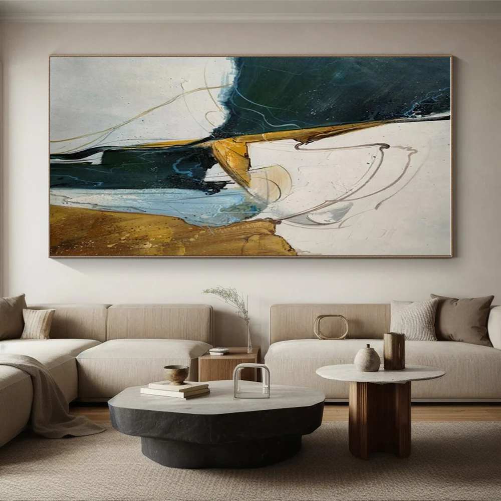 Office_Days_Nature_White_Abstract_Canvas_Artwork_ZWZ56 wall art